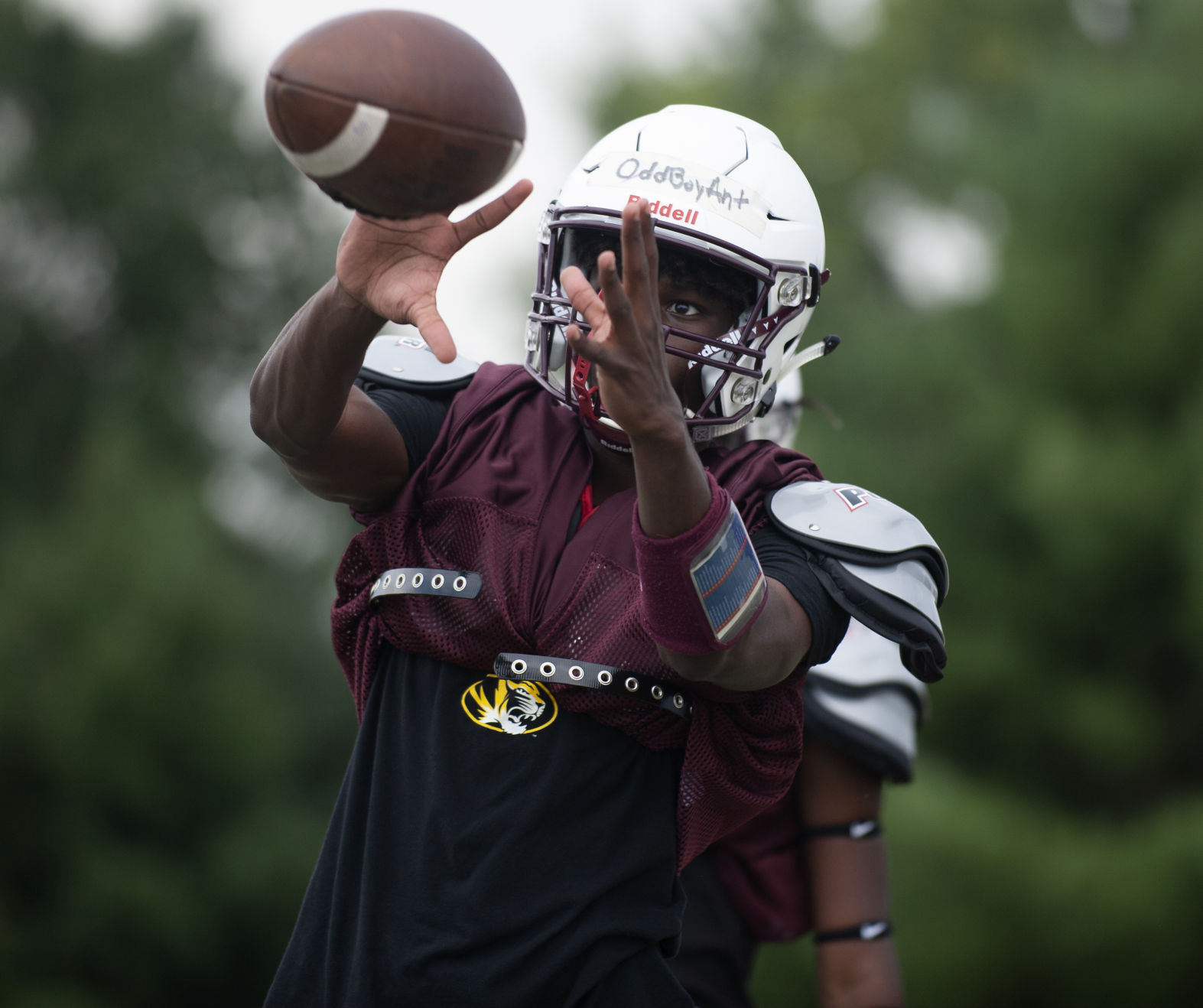 St. Charles West football practice